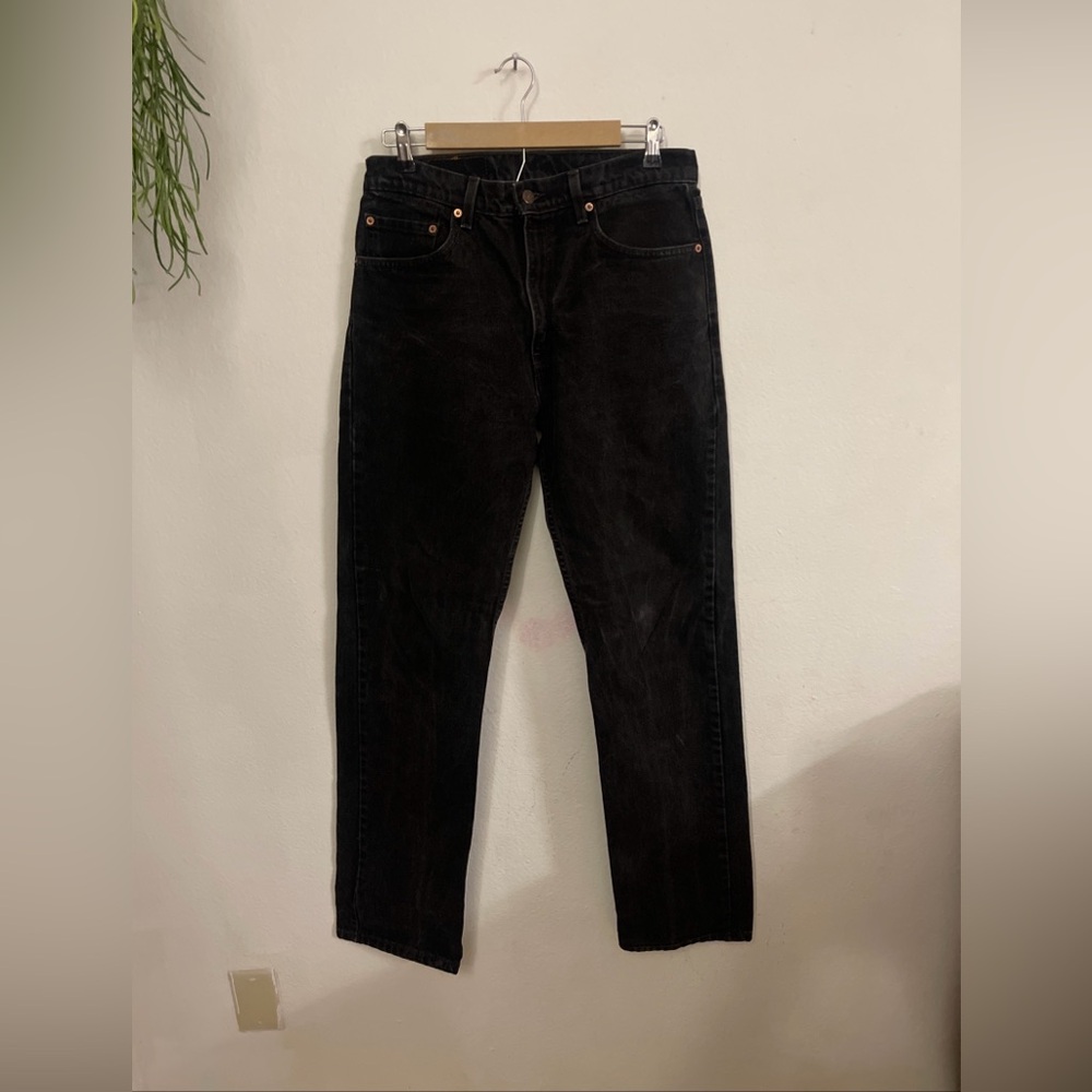 Levi's Black jeans  Straight Fit Jeans  33x34